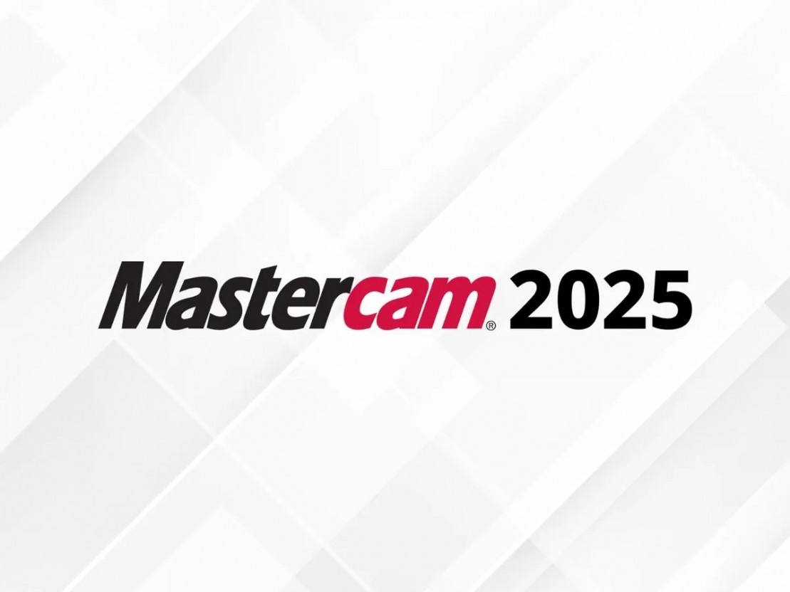 Logo des CAD/CAM-Programms Mastercam, das für die präzise Fertigung und Programmierung von Maschinensteuerungen verwendet wird. Die Nutzung des Logos erfolgt mit Erlaubnis.